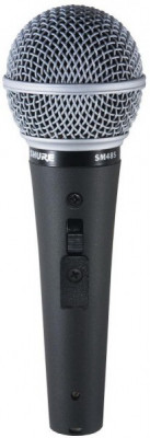 Вокальный кардиоидный динамический микрофон SHURE SM48S с переключателем