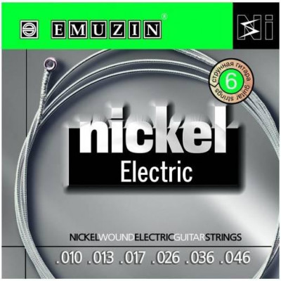 Комплект струн для электрогитары EMUZIN NICKEL ELECTRIC, .010 -.046
