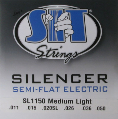 SIT SL1150 SILENCERS Medium Light струны для электрогитары (11-15-20w-26-36-50) средне-легкого натяжения