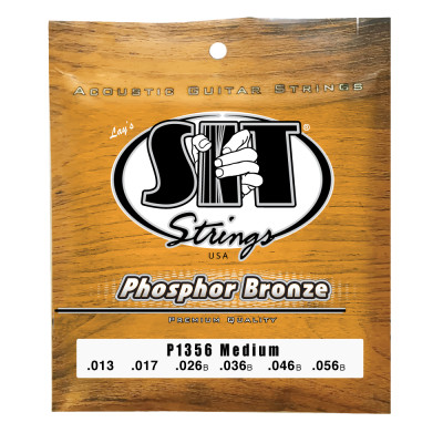 SIT Strings P1356 - Струны для акустической гитары .013 - .056, Phosphor Bronze, Medium