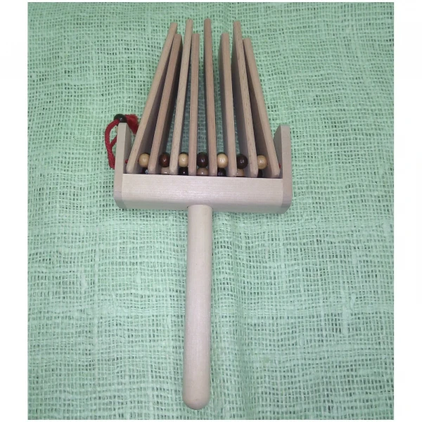 Трещотка пластинчатая на ручке МАСТЕРСКАЯ СЕРЕБРОВА БР-ТР -07