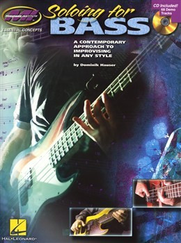 HL00696411 MUSICIANS INSTITUTE SOLOING FOR BASS GUITAR WITH TAB BOOK/CD