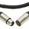 KLOTZ GRG1FM10.0 GREYHOUND готовый микрофонный кабель, никелированные разъемы Klotz XLR мама XLR папа, длина 10