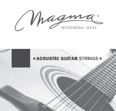 Одиночная струна для акустической гитары 18 Magma Strings GA018G