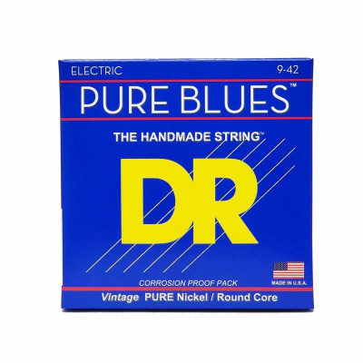 DR PHR-9 Pure Blues струны для электрогитары легкого натяжения (9-42)