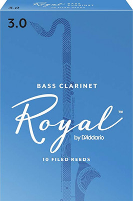 Трости для кларнета бас Rico REB1030 №3.0