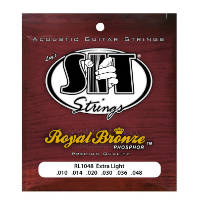 SIT Strings RL1048 - Струны для акустической гитары .010 - .048, Royal Bronze