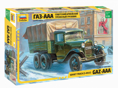 Советский трёхосный грузовик "ГАЗ-ААА" 1/35