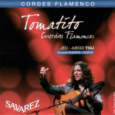 Струны для гитар фламенко SAVAREZ T 50 R TOMATITO (28-32-33-29-34-43) нормального натяжения