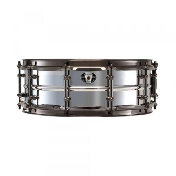 Малый барабан LUDWIG LW0514S 14"*5" Black Magic series фурнитура Tube lugs черный никель