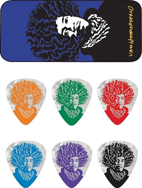DUNLOP JVHPT03M Van Hamersveld Jimi Pick Tin Med набор медиаторов в жестяной коробке