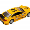 Машина "АВТОПАНОРАМА" BMW M3 DTM, желтый, 1/42, инерция, в/к 17,5*12,5*6,5 см