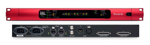 FOCUSRITE RedNet A8R АЦП/ЦАП конвертор, 8 аналоговых вх/вых, AES/EBU, Dante с резервированием сигнала и питания
