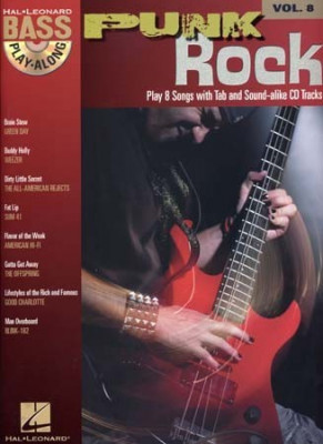 HL00699813 Bass Play-Along Volume 8: Punk Rock