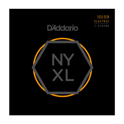 Струны для 7-струнной электрогитары D'ADDARIO NYXL1059 10-59