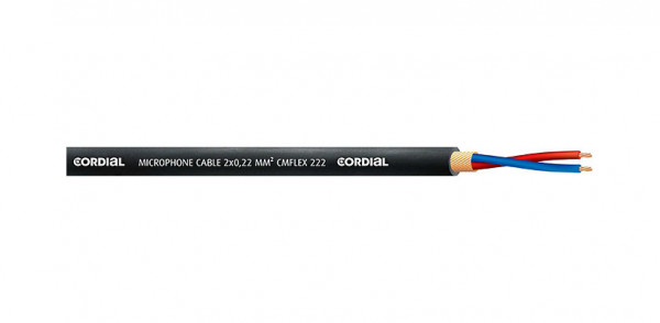 Cordial CMK 222 FLEX микрофонный кабель 6,15 мм, черный