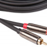 Аудио кабель FORCE FLC-37/4.5 DLX двойной RCA jack mono, 4,5 м