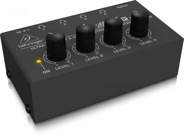 Усилитель мощности Behringer HA400 миниатюрный 4-канальный
