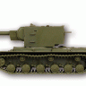 Советский тяжёлый танк КВ-2 1/100