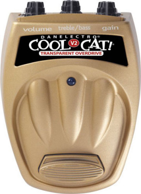 Danelectro CTO2 Cool Cat Transparent Overdrive V2 педаль эффекта овердрайв