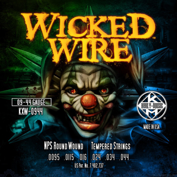 KERLY KXW-0944 Wicked Wire Roundwound Tempered струны для электрогитары