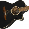 Fender Newporter Special MBK w/bag электроакустическая гитара с чехлом
