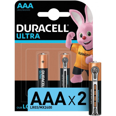 Батарейка тип AAA DURACELL LR03 ULTRA POWER 2 шт