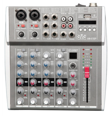 Микшерный пульт SVS Audiotechnik AM-8 DSP аналоговый 8-канальный