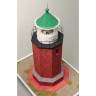 Сборная картонная модель Shipyard маяк Rotes Kliff Lighthouse (№87), 1/72