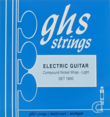 GHS 1800 / Light струны для электрогитары