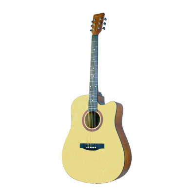 Электроакустическая гитара BEAUMONT DG80CE/NA с вырезом, корпус липа, цвет натуральный, матовый