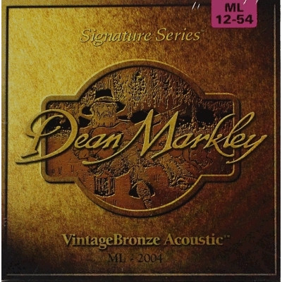DEAN MARKLEY 2004 Vintage Bronze ML - Струны для акустической гитары 012-054