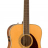 Fender PM-1E Dread Std Nat w/case OV электроакустическая гитара с кейсом
