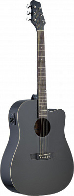 Stagg SA30DCE BK электроакустическая гитара