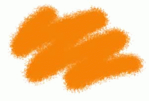 Акриловая краска оранжевая, 12 мл