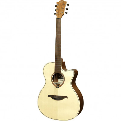 Электроакустическая гитара LAG T-70A CE Аудиториум с вырезом и пьезодатчиком натурального цвета