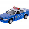 Машина Kinsmart "Ford Crown Victoria" (police) инерция (1/12шт) 1:42 б/к