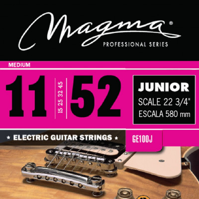 Комплект струн для короткомензурной электрогитары 22 3/4" 11-52 Magma Strings GE100J
