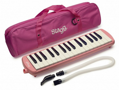 Stagg MELOSTA32 PK мелодика 34 клавиши, розовая
