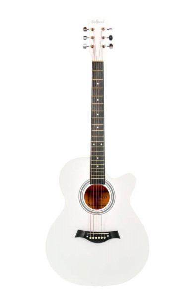 Акустическая гитара Belucci BC4010 белого цвета