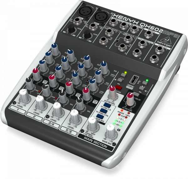 Аналоговый микшер Behringer QX602MP3 Аналоговый микшер Behringer QX602MP3