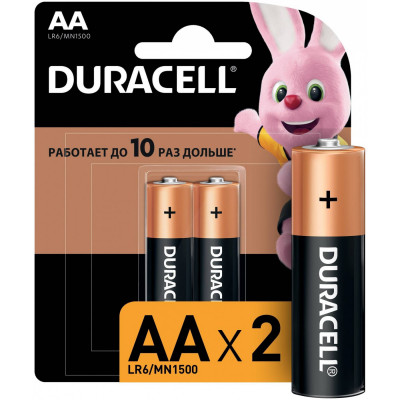 Батарейка тип AA DURACELL LR6 BASIC CN 2 шт