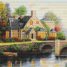 Картина мозаикой 30Х30 УЮТНЫЙ ДОМИК (квадрат) (30 цветов)
