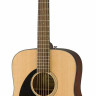 Fender CD-60S Natural LH леворукая акустическая гитара