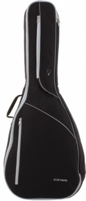 Чехол для классической гитары 4/4 GEWA IP-G Classic 4/4 Silver чёрный с серебристой отделкой