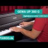 GEWA UP 380 G Black цифровое пианино