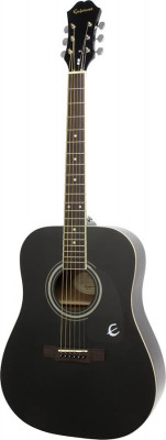 Акустическая гитара EPIPHONE DR-100 Ebony цвет черный