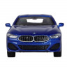 Машина "АВТОПАНОРАМА" BMW M850i Coup?, 1/44, синий, инерция, откр. двери, в/к 17,5*12,5*6,5 см