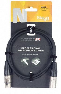 STAGG NMC6R микрофонный кабель XLR мама-XLR папа 6 м