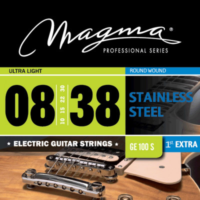 Комплект струн для электрогитары 8-38 Magma Strings GE100S